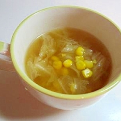 簡単！白菜スープ（*^_^*）